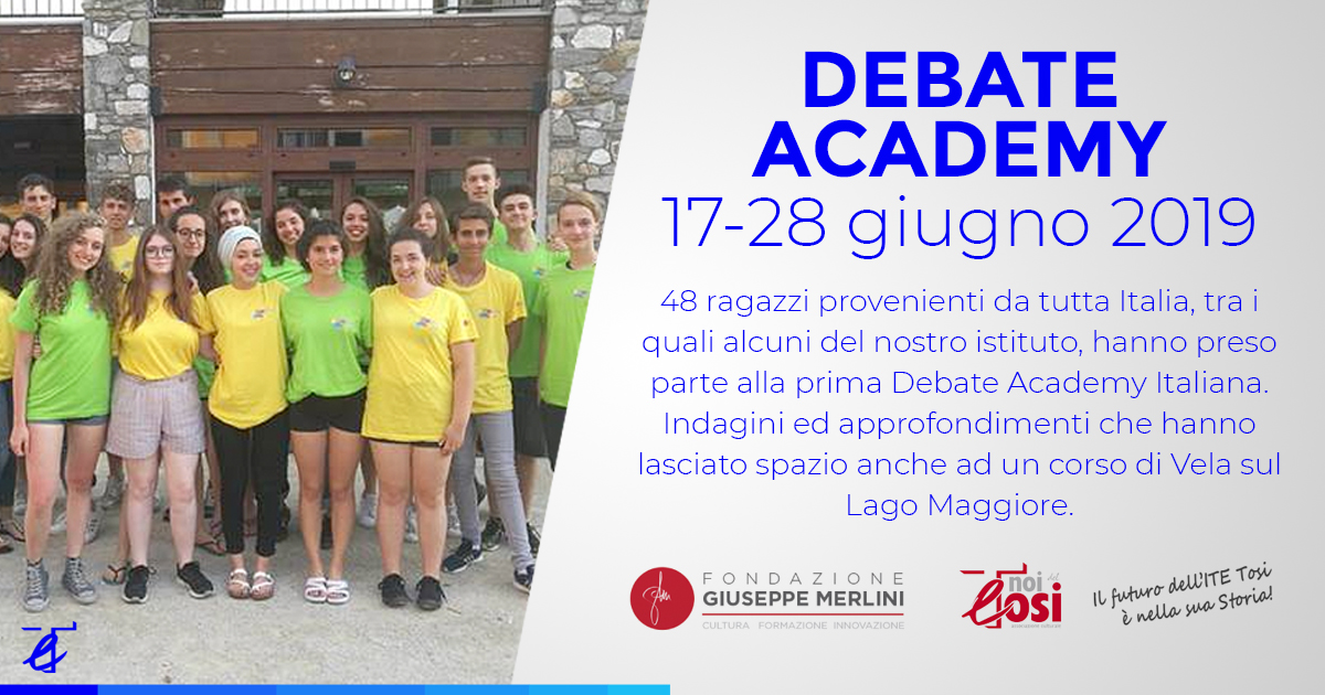 ITE Tosi - Prima Debate Academy Italiana